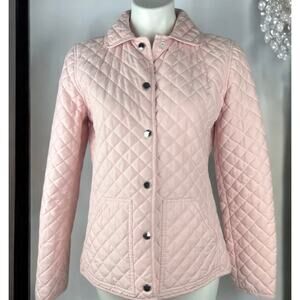 Ralph Lauren, dusty, pink quilted coat
Size Med￼